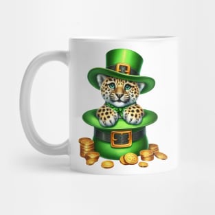 Leopard Hat for Patrick's Day Mug